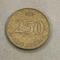 LÜBNAN 2003  250 LİVRES