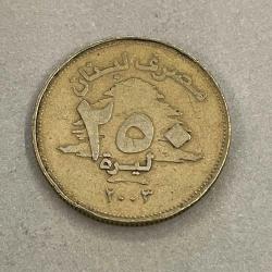 LÜBNAN 2003  250 LİVRES