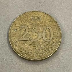 LÜBNAN 2006  250 LİVRES