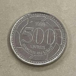 LÜBNAN 1996  500 LİVRES