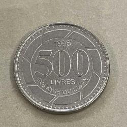 LÜBNAN 1996  500 LİVRES