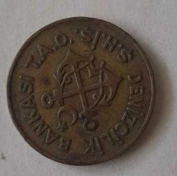 T.A.O. DENİZCİLİK BANKASI ŞEHİR HATLARI ÖĞRENCİ JETONU