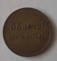 T.A.O. DENİZCİLİK BANKASI ŞEHİR HATLARI ÖĞRENCİ JETONU