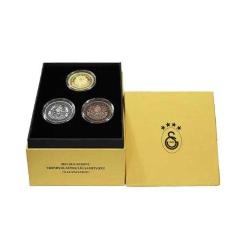 2023-2024 YILI SÜPERLİG ŞAMPİYONU GALATASARAY DARPHANE HATIRA PARA SETİ - 3'LÜ SET - SERTİFİKALI - KUTULU