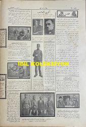 Osmanlıca Karagöz Mizah Dergisi-Gazetesi, Orijinal Dönem Basım, (Ottoman Magazine-Newspaper-Journal Illustré Cara-Gueuz) - 4 Mayıs 1927 - Sayı: 1996 - Karikatür: İtalyan, Sırp Muharebesi Karşılıklı Korkudan İbaret Kalacak! 