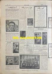 Osmanlıca Karagöz Mizah Dergisi-Gazetesi, Orijinal Dönem Basım, (Ottoman Magazine-Newspaper-Journal Illustré Cara-Gueuz) - 4 Mayıs 1927 - Sayı: 1996 - Karikatür: İtalyan, Sırp Muharebesi Karşılıklı Korkudan İbaret Kalacak! 