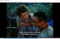 afrika kraliçesi dvd  (PC'de denenmiştir/izlenmiştir)  (the african queen) katharine hepburn humphrey bogart