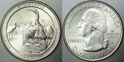 AMERİKA ÇEYREK DOLAR 2014 D. HATIRA-FLORIDA - EVERGLADES MİLLİ PARKI. ÇİLALTI+