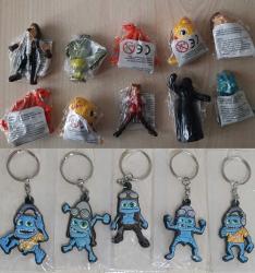 Sevimli canavar yaratık figür anahtarlık süs set alana Kinder boy mini Aslan Max ve arkadaşları figür oyuncak set HEDİYE . koleksiyon nostalji tasarım dekor vintage retro hobi reklam promosyon minyatür diorama