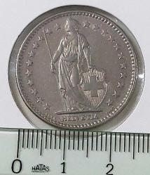 1969 İSVİÇRE 2 FRANK ORİJİNAL MADENİ PARASI 2S1S1Y NADİRDİR