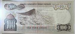 6. Emisyon 1. Tertip 100 Türk Lirası A15 257140 Çil Altı Kondisyonda Koleksiyonluk Eski Para