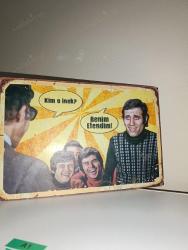 KEMAL SUNAL * HABABAM SINIFI * AHŞAP POSTER RETRO 18 X 27 CM