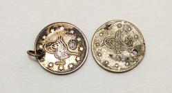 Gümüş Osmanlı Son Dönem 2 Kuruşlar 2 Adet..