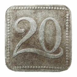 1921 ALMANYA HAMBURG 20 PFENİNG