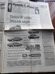 Türkiye Gazetesi - Turkish Newspaper - 7 Mart 1991 - Biraz da dışımıza bakalım Yazan Yalçın Özer başmakale - Gözler Turgut Özal Gorbaçov zirvesinde - altın çağını yaşayan Türk Sovyet ilişkileri - Genelkurmay'dan önemli açıklama Irak bize saldıracaktı  - Başbakan Yıldırım Akbulut arabulucu - Refah Partisi genel başkanı Necmettin Erbakan Enver Ören'e geçmiş olsun ziyaretinde bulundu fotoğraf - Irak'ta çok başlı ayaklanma devam ediyor - Bülent Ecevit Türkiye'de Kürt meselesi yoktur dedi - TİKB'ye operasyon - İstanbul Halk ekmek fabrikası Genel Müdürü Ayhan Efeoğlu - batının hedefi Rauf Denktaş - Veysel Karani yazan Abdurrahman Çapar çizen Kaan Ömer - usta fotoğrafçı Sami Güner İstanbul Üniversitesi'nde anıldı - Kazım Taşkent vefat ilanı - Dializ tedavisi evde de yapılıyor - Milli Eğitim Bakanı Avni Akyol din eğitimi ihtiyaçtır dedi - Fenerbahçe'de iç savaş - Hiddinkçi Aziz Yıldırım Köksal Özbek ve Eral Pars istifa etti fotoğraf - Galatasaray'da bütçe krizi - Ogün Temizkanoğlu'na ceza