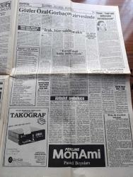 Türkiye Gazetesi - Turkish Newspaper - 7 Mart 1991 - Biraz da dışımıza bakalım Yazan Yalçın Özer başmakale - Gözler Turgut Özal Gorbaçov zirvesinde - altın çağını yaşayan Türk Sovyet ilişkileri - Genelkurmay'dan önemli açıklama Irak bize saldıracaktı  - Başbakan Yıldırım Akbulut arabulucu - Refah Partisi genel başkanı Necmettin Erbakan Enver Ören'e geçmiş olsun ziyaretinde bulundu fotoğraf - Irak'ta çok başlı ayaklanma devam ediyor - Bülent Ecevit Türkiye'de Kürt meselesi yoktur dedi - TİKB'ye operasyon - İstanbul Halk ekmek fabrikası Genel Müdürü Ayhan Efeoğlu - batının hedefi Rauf Denktaş - Veysel Karani yazan Abdurrahman Çapar çizen Kaan Ömer - usta fotoğrafçı Sami Güner İstanbul Üniversitesi'nde anıldı - Kazım Taşkent vefat ilanı - Dializ tedavisi evde de yapılıyor - Milli Eğitim Bakanı Avni Akyol din eğitimi ihtiyaçtır dedi - Fenerbahçe'de iç savaş - Hiddinkçi Aziz Yıldırım Köksal Özbek ve Eral Pars istifa etti fotoğraf - Galatasaray'da bütçe krizi - Ogün Temizkanoğlu'na ceza
