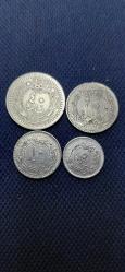 SULTAN MEHMET REŞAT HAN DÖNEMİ NİKEL TAM TAKIM 40-20-10-5 PARALAR