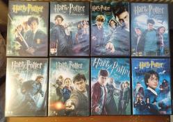 Harry Potter 8  DVD ( SIRLAR ODASI, FELSEFE TAŞI, AZKABAN TUTSAĞI, ZÜMRÜDÜANKA YOLDAŞLIĞI, MELEZ PRENS, ATEŞ KADEHİ, ÖLÜM YADİGARLARI 1/2