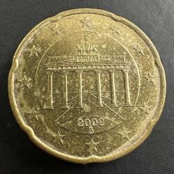 Almanya 20 Eurocent 2002 A