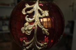 BÖYLESİ YOK 1960'LARDAN TOP CAMI  BRONZ GÖVDELİ ANTİKA FENER AVİZE (ÇİFTRAF