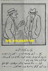 Osmanlıca Karagöz Mizah Dergisi-Gazetesi, Orijinal Dönem Basım, (Ottoman Magazine-Newspaper-Journal Illustré Cara-Gueuz) - 11 Kasım (Teşrin-i Sani) 1925 - Sayı: 1842 - Hicri: 23 Rebiülahir 1344 - Karikatür: Yeni Vergilerin Altında 