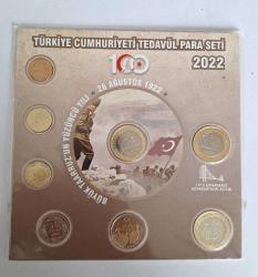 2022 YILI TEDAVÜL MADENİ PARA SETİ HATIRA BASIM PORTFÖYÜNDE