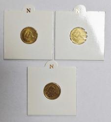 3 Adet 10 Para Lot 1940-41-42  ÇİL