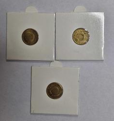 3 Adet 10 Para Lot 1940-41-42  ÇİL