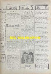 Osmanlıca Karagöz Mizah Dergisi-Gazetesi, Orijinal Dönem Basım, (Ottoman Magazine-Newspaper-Journal Illustré Cara-Gueuz) - 7 Nisan 1926 - Sayı: 1884 - Karikatürist Kozma Togo'nun Çalışması: Avrupa'ya Kara Bulutlar Yaklaşıyor! 