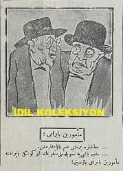 Osmanlıca Karagöz Mizah Dergisi-Gazetesi, Orijinal Dönem Basım, (Ottoman Magazine-Newspaper-Journal Illustré Cara-Gueuz) - 7 Nisan 1926 - Sayı: 1884 - Karikatürist Kozma Togo'nun Çalışması: Avrupa'ya Kara Bulutlar Yaklaşıyor! 