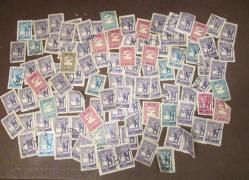 LOT.16 » 1941 MİLLİ MÜDAAFA VERGİSİ PULLARI KARIŞIK 100 ADET DAMGALI 1