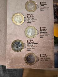 2012-2022 Arası Hatıra Para Seti Özel kit İçinde ( 2018 Göreve başlama Dahil)
