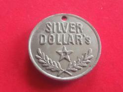 USA; GÜMÜŞ DOLLAR OYUN JETONU (NİKEL)