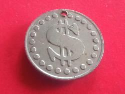 USA; GÜMÜŞ DOLLAR OYUN JETONU (NİKEL)