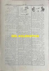 Osmanlıca Karagöz Mizah Dergisi-Gazetesi, Orijinal Dönem Basım, (Ottoman Magazine-Newspaper-Journal Illustré Cara-Gueuz) - 9 Haziran 1923 - Sayı: 1589 - Hicri: 24 Şevval 1341 - Rumi: 9 Haziran 1339 - Lozan Barış Konferansı'na Dair İsmet İnönü'yü Tasvir Eden Karikatür: Lozan Bit Pazarı 