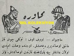 Osmanlıca Karagöz Mizah Dergisi-Gazetesi, Orijinal Dönem Basım, (Ottoman Magazine-Newspaper-Journal Illustré Cara-Gueuz) - 9 Haziran 1923 - Sayı: 1589 - Hicri: 24 Şevval 1341 - Rumi: 9 Haziran 1339 - Lozan Barış Konferansı'na Dair İsmet İnönü'yü Tasvir Eden Karikatür: Lozan Bit Pazarı 