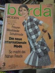 BURDA MODEN 1970/3 (Açıklamalı Anahtar ve Paftası mevcuttur)
