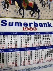 1983 Sümerbank takvimi