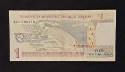 7 EMİSYON 1 BİR YENİ TÜRK LİRASI  YTL A52 ÇT