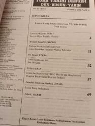 BELGELERLE TÜRK TARİHİ dergisi / sayı 18/1998 - Lozan Konferansı