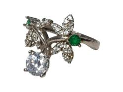 ZİRKON TAŞLI ABİYE GÜMÜŞ YÜZÜK