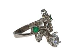 ZİRKON TAŞLI ABİYE GÜMÜŞ YÜZÜK