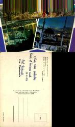 Dolmabahçe Nusretiye Camii Mehtapta görünüş  Kartpostal Şehir Kartpostalı Panorama Turizm C-5314- Sol üst köşe kırık