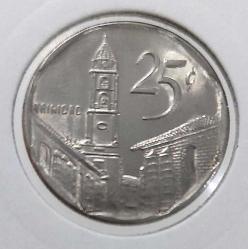 2003 KUBA 25 CENTAVOS ORİJİNAL MADENİ PARASI ÇİL 2K1Ü1B NADİRDİR
