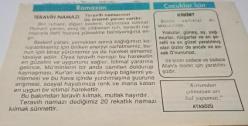 9 Ocak 1997-Orijinal Takvim Yaprağı-Doğum Günü-Söz,Nişan,Nikâh,Düğün ve Önemli Günler Hediyesi-Hicret Takvimi-Ayet(Furkan-26)-Kırım'ın RUslar'a Bırakılması(1972)-Teravih Namazı-Kimin?-Atasözü