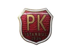 PK İSTANBUL 1934 YAZILI MİNELİ ROZET
