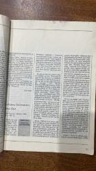 ÇAĞDAŞ ELEŞTİRİ, EDEBİYAT, SANAT, SORUNLAR VE KURAMLAR DERGİSİ - OCAK 1985  ALBERT JACQUARD - EMİN ÖZDEMİR - MUSTAFA BAYKA - ABDÜLKADİR BULUT - AYDIN YALKUT - AHMET NECDET - ZEKİ COŞKUN - MEHMET MELİH YÜRÜŞEN - BEDİA AKARSU - GEORGE STEINER - JALE BAYSAL - YUSUF ÇOTUKSÖKEN - EFDAL SEVİNÇLİ - ÖZDEMİR NUTKU - GÜL IŞIK - ÜMİT GÜROL - HÜSEYİN YURTTAŞ - FİKRET DEMİRAD - RAMİS DARA - MAURICE BLANCHOT - ULUĞ NUTKU - ERCAN ARIKLI - ADNAN BENK - AYDIN YALKUT - CEYDA YAZICIOĞLU - ÖMER BARANİOĞLU - CİHAT SÖYLEMEZ  TANITMALAR - BEDİA AKARSU İLE FELSEFE, DİL, KÜLTÜR VE AHLAK KONUSUNDA SÖYLEŞİ - NOBEL ÖDÜLÜ ÇEVRESİNDE DÖNEN DOLAPLAR - DİVAN EDEBİYATI ÜZERİNE TANITICI BİR YAZI - TÜRKÇE SÖZLÜK ÜZERİNE NOTLAR - NAMIK KEMAL’İN TİYATRO GÖRÜŞLERİ - ORTAOYUNUNDA “YABANCILAŞTIRMA” KAVRAMI - İDDİA FAZLA, METİN EKSİK - MARCO POLO VE TÜRKLER - GECEDE KANAT SESLERİ - AKDENİZLİ ŞİİRLER VE AŞK SÖZLERİ - CELLADIMA GÜLÜMSERKEN - BELGELER - ANIŞMALAR - KAYNAKÇA - SATRANÇ  - 66 SAYFA