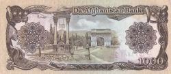 Koleksiyon ürünü Afganistan, 1.000 Afgan (1991) ÇİL Eski Yabancı Kağıt