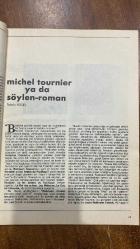 ÇAĞDAŞ ELEŞTİRİ, EDEBİYAT, SANAT, SORUNLAR VE KURAMLAR DERGİSİ -HAZİRAN 1983  MICHEL TOURNIER - ERNEST HEMINGWAY - TAHŞİN YÜCEL - TOMRİS UYAR - ÖZDEMİR NUTKU - FATMA AKERSON - NİLÜFER KURUYAZICI - YALÇIN İZBUL - EMİN ÖZDEMİR - KEMAL ÖZYURT - SEZER TANSUĞ - TARIK DURSUN K. - TAHİR ÖZÇELİK - NAMIK KEMAL - EMİN ÖZDEMİR - GÜRSEL AYTAÇ - ANTON BAMMER - ULUĞ NUTKU - ERCAN ARIKLI - TANJU GÖKÇÖL - ADNAN BENK - AYDIN YALKUT - CEYDA YAZICIOĞLU - ÖMER BARANİOĞLU - CİHAT SÖYLEMEZ  SEVİNCİM BİTMESİN - İKİ ÖYKÜ, İKİ YORUM - TEMİZ, AYDINLIK BİR YER: BİR ÖYKÜNÜN HİKÂYESİ - MICHEL TOURNIER YA DA SÖYLEN-ROMAN - KUĞUNUN ÖLÜMÜ: DEVLET TİYATROSU’NDA “ÜÇ KIZKARDEŞ” - ŞAİRİN ŞİİRİNİ YENMESİ - “TENEKE TRAMPET” - KÜLTÜR VE KÜLTÜREL SÜREÇLER ÜZERİNE - ELEŞTİRİNİN ALTYAPISI - SÜREGİDER NEDEN DEĞİŞMEKSİZİN - ÜÇ PATLICAN BİR ÇEYREK - SARTRE’CILIK OYNADIK!.. - SONA EREN BİR TİYATRO MEVSİMİNE TOPLU BAKIŞ - BELGELER - ANIŞMALAR - TANITMALAR - KAYNAKÇA - SATRANÇ - 66 SAYFA