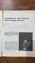 ÇAĞDAŞ ELEŞTİRİ, EDEBİYAT, SANAT, SORUNLAR VE KURAMLAR DERGİSİ -NİSAN 1983  TENNESSEE WILLIAMS - TAHŞİN YÜCEL - BİLGE KARASU - FATİH ÖZGÜVEN - NİLÜFER KURUYAZICI - TOMRİS UYAR - NEBİLE DİREKÇİGİL - SABRİ ALTINEL - SEZER TANSUĞ - FATMA AKERSON - TARIK DURSUN K. - NAMIK KEMAL - EMİN ÖZDEMİR - ROMAN INGARDEN - ULUĞ NUTKU - ERCAN ARIKLI - TANJU GÖKÇÖL - ADNAN BENK - AYDIN YALKUT - CEYDA YAZICIOĞLU - ÖMER BARANİOĞLU - CİHAT SÖYLEMEZ  EZİLMİŞ PETUNYALAR OLAYI - OYUN YAZARI OLARAK TENNESSEE WILLIAMS - ŞİDDET VE CİNSELLİK İLİŞKİLERİ - KARANLIK BİR YALI ÜZERİNE METİN - MADAME BOVARY ÇEVRESİNDE - SENGHOR’UN NEW YORK’U - DİLİN GÜCÜ YOKSA GÖZÜNDE Mİ YOK? (YA DA TERSİ) - “ÖLÜ ALBAYIN KIZLARI” ÜSTÜNE NOTLAR - ALDIM PRÉVERT’İ ÖNÜME… - BELGELER - ANIŞMALAR - TANITMALAR - KAYNAKÇA - SATRANÇ - 66 SAYFA